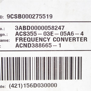 ABB ACS355-03E-05A6-4 Frequency Converter