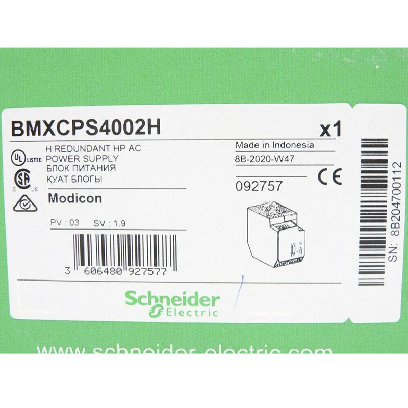 施耐德BMXCPS4002H電源模組