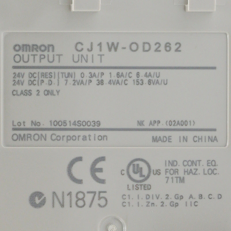 歐姆龍CJ1W-OD262 PLC模組