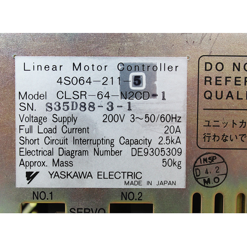 安川CLSR-64-N2CD-1 4S064-211-5半導體控制器