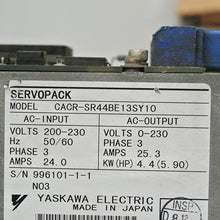 將圖片載入圖庫檢視器 YASKAWA CACR-SR44BE13SY10 Inverter Input 200-230V
