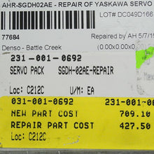 將圖片載入圖庫檢視器 YASKAWA SGDH-02AE-REPAIR Servo Drive - Rockss Automation