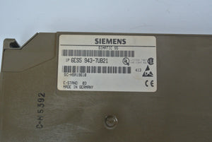 Siemens 6ES5943-7UB21 CPU943B Processor Module - Rockss Automation