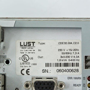 Lust CDE32.004.C2.0 Servo Drive Input 230V - Rockss Automation