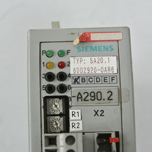 Siemens 6DD2920-0AR6 Line Supply Sensing Module - Rockss Automation