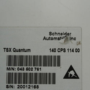 Schneider Modicon 140CPS11400 Power Supply Module - Rockss Automation