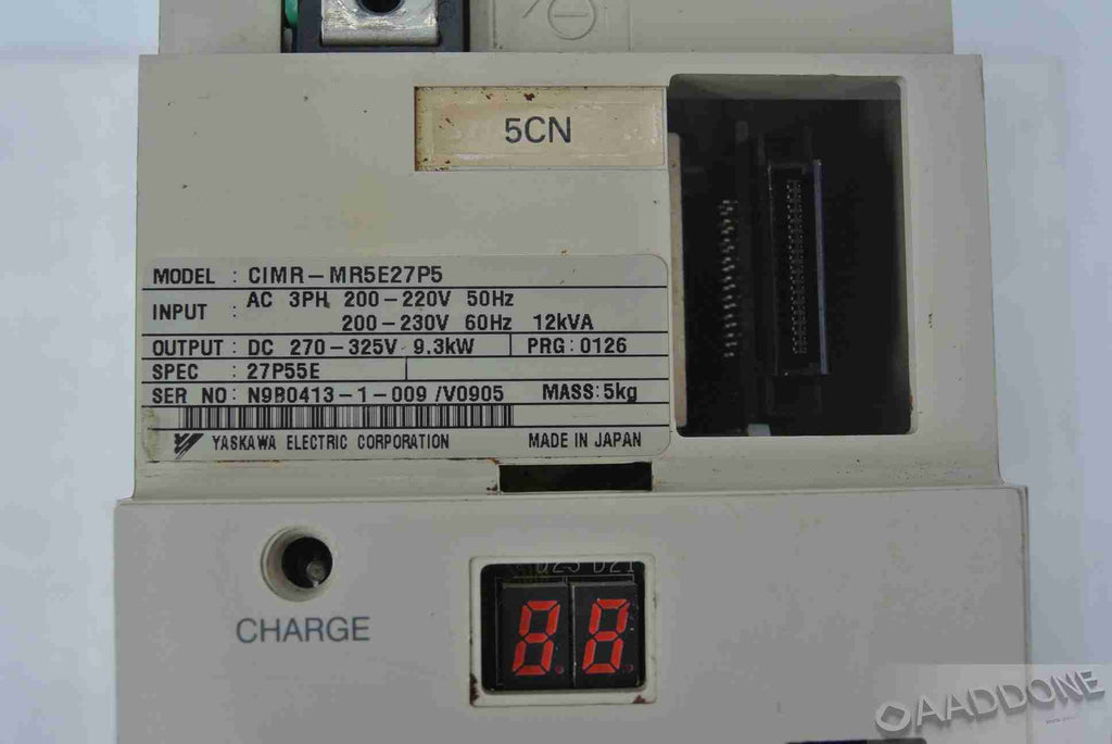 安川CIMR-MR5E27P5伺服驅動器輸入200-220V