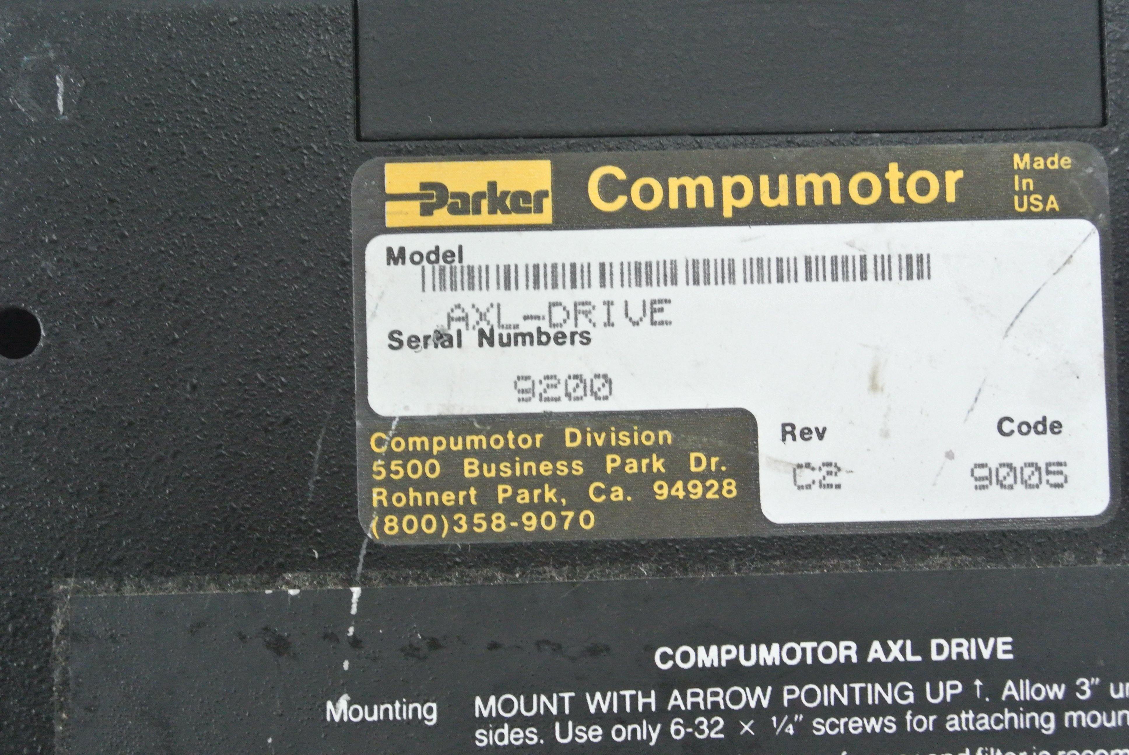 Parker AXL-DRIVE Servo Drive Rev C2 - Rockss Automation