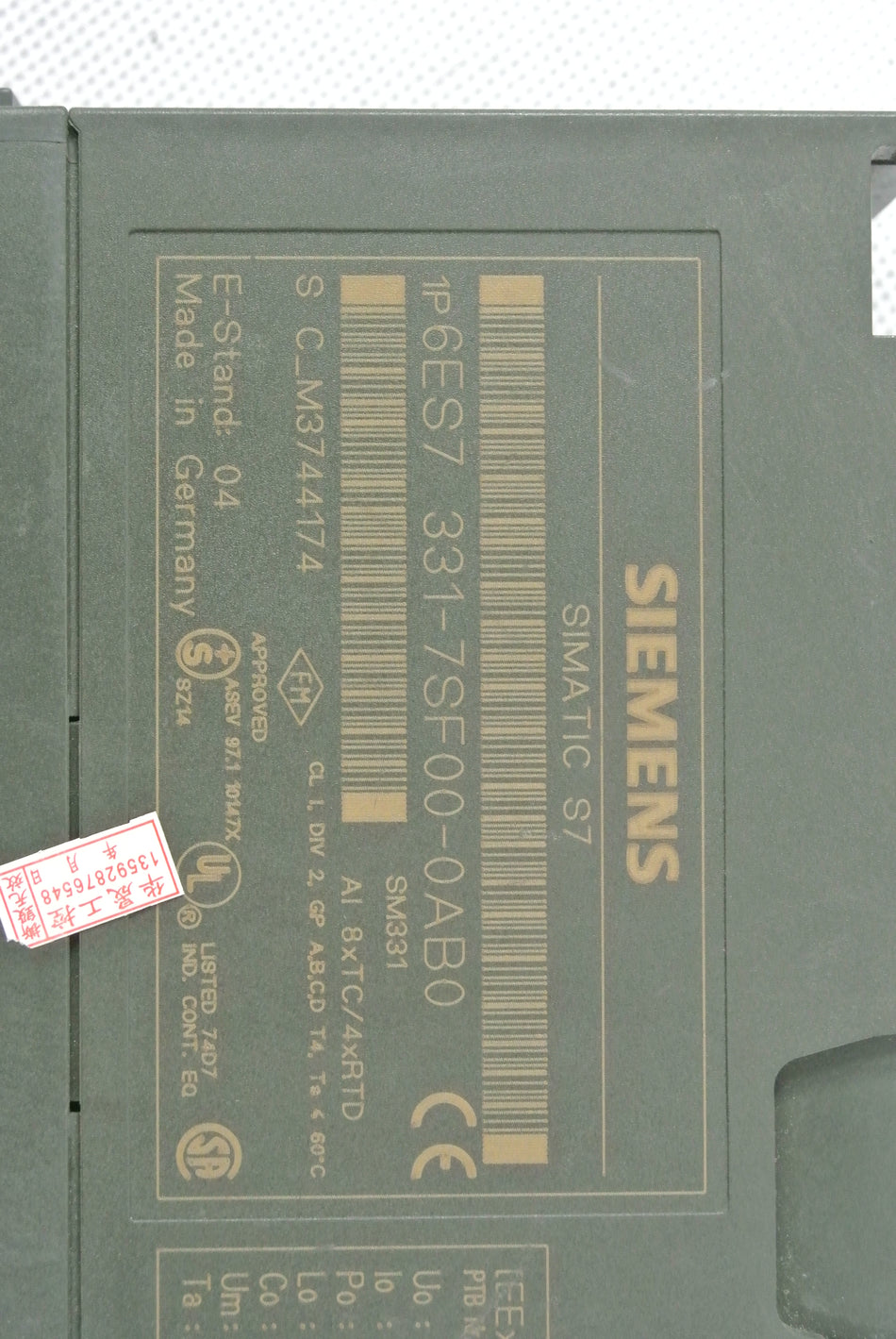 Siemens 6ES7331-7SF00-0AB0 Analog Input Module - Rockss Automation