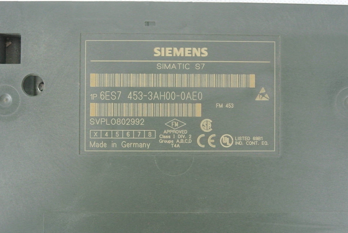 Siemens 6ES7453-3AH00-0AE0 Function Module - Rockss Automation
