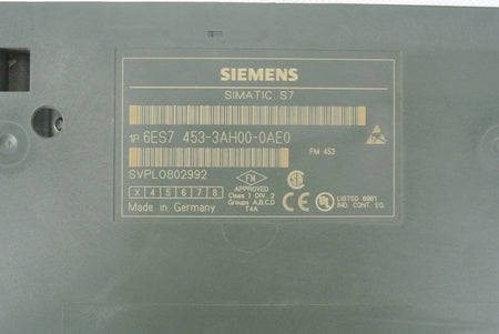 Siemens 6ES7453-3AH00-0AE0 Function Module - Rockss Automation