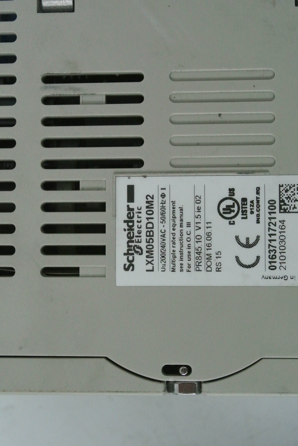 Schneider LXM05BD10M2 Servo Controller 200/240VAC - Rockss Automation