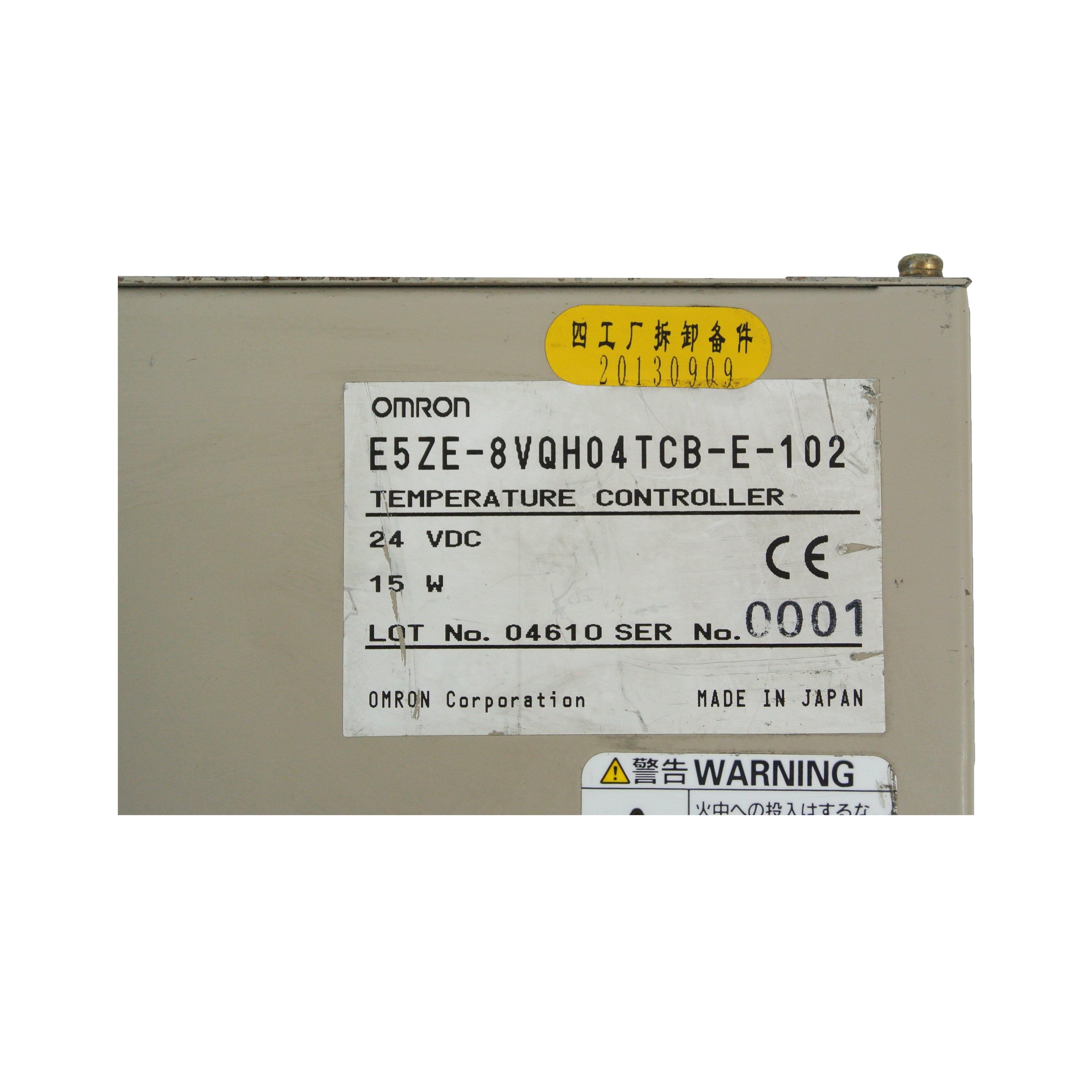 OMRON Temperature Controller E5ZE-8VQH04TCB-E-102 Used In Good Condition - Rockss Automation