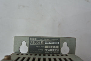 Used NEC AC Servo Driver ASU05A P003-2035 - Rockss Automation