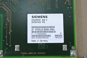 SIEMENS 6FC5112-0DA01-0AA1 Sinumerik 840C Interface MMC Board - Rockss Automation