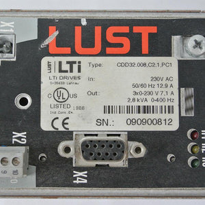 Lust CDD32.008.C2.1.PC1 Servo Drive Input 230VAC - Rockss Automation