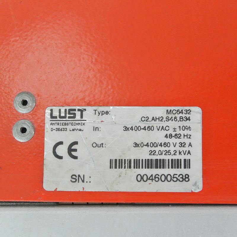 Lust MC6432.C2.AH2.S46.B34 Servo Drive Input 3x400-460VAC - Rockss Automation