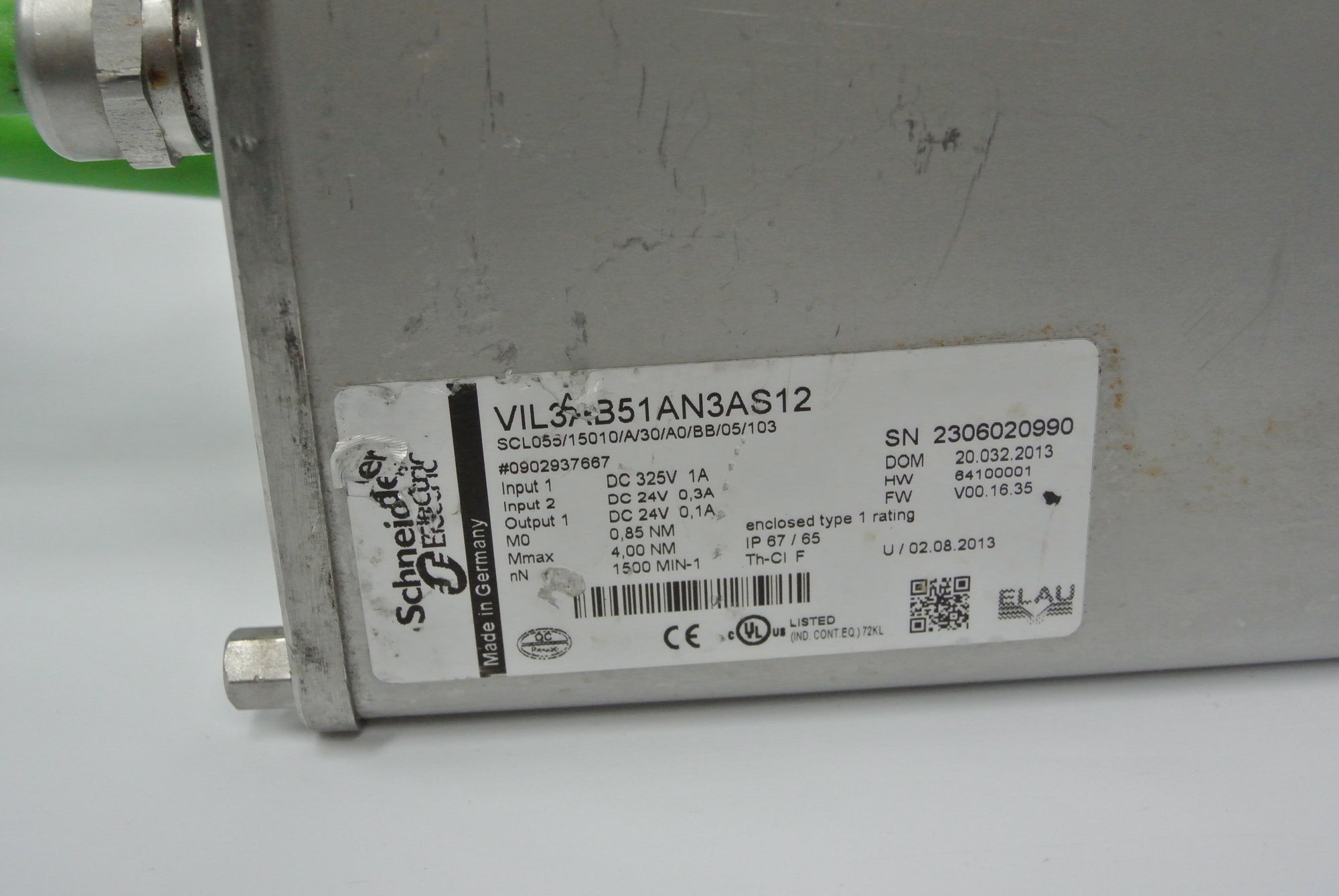 施耐德 VIL3AB51AN3AS12 馬達輸出 DC 24V 0.1A