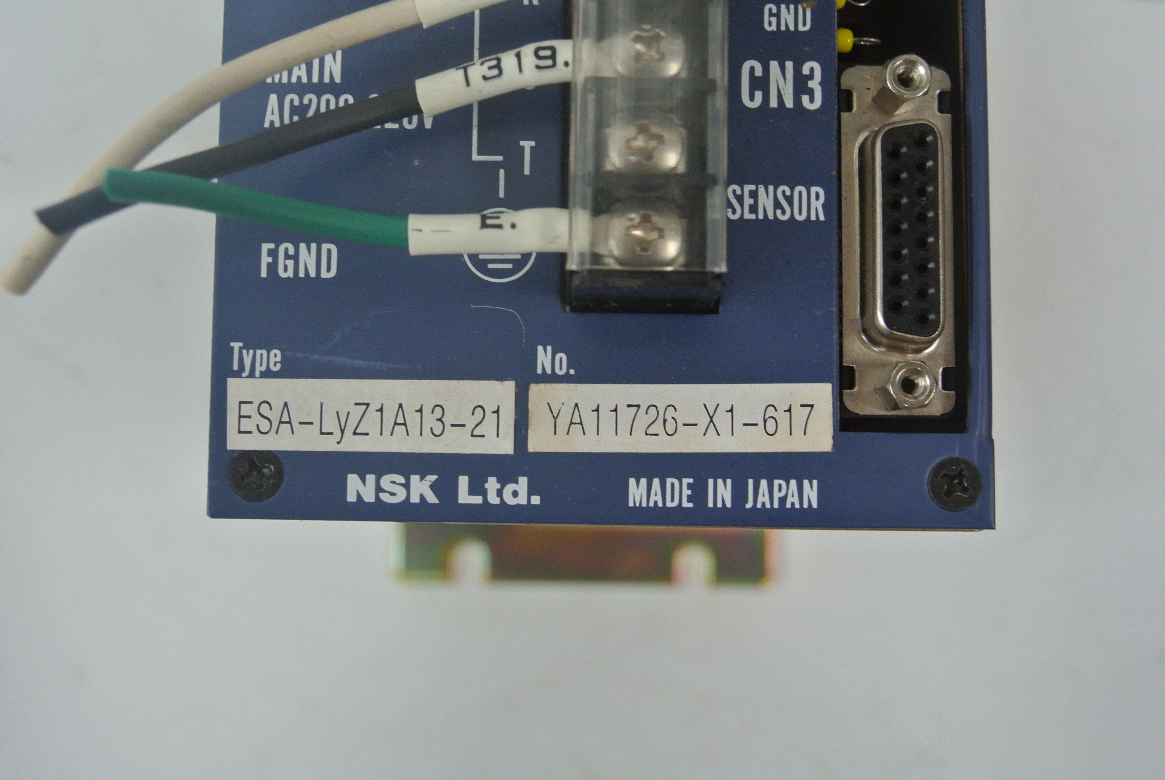 Used NSK Servo Driver ESA-LYZ1A13-21 - Rockss Automation