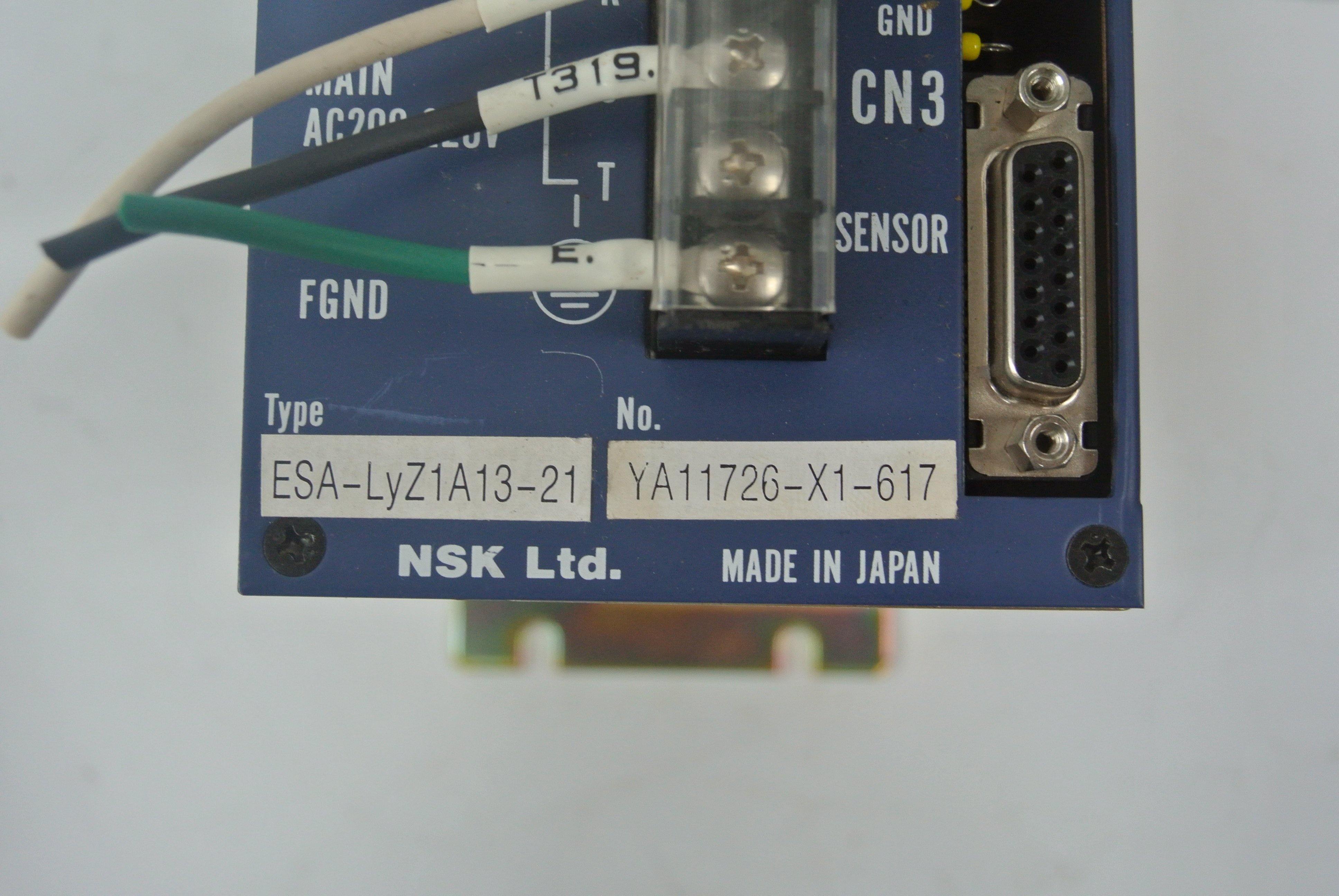 Used NSK Servo Driver ESA-LYZ1A13-21 - Rockss Automation