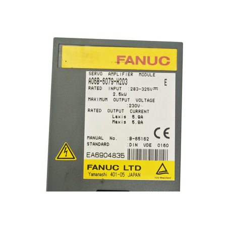 FANUC Servo Drive A06B-6079-H203 Used In Good Condition - Rockss Automation