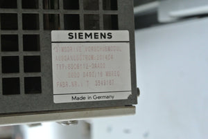 Siemens 6SC6112-0AA00 AC Feed Drive Module - Rockss Automation