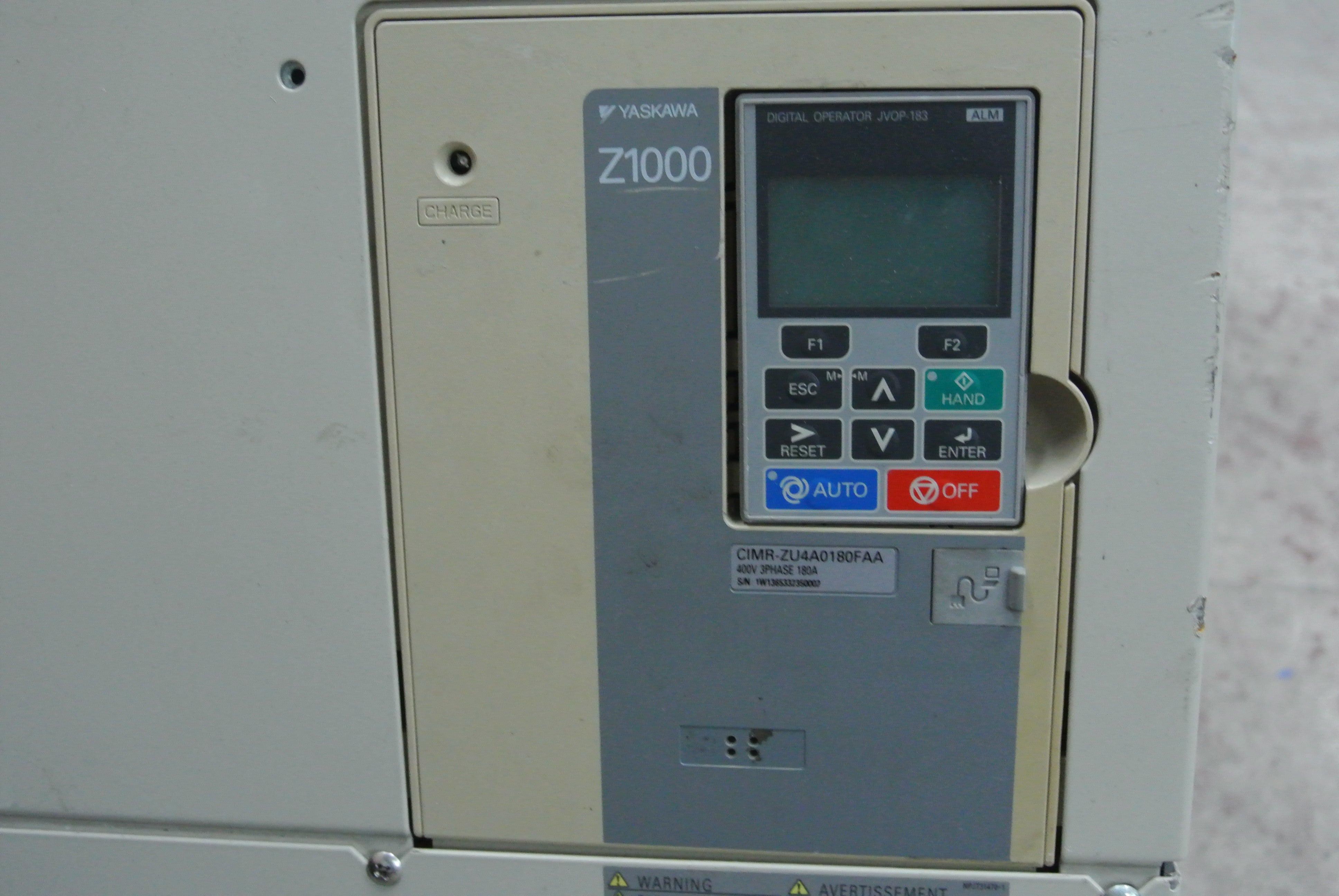 YASKAWA CIMR-ZU4A0180FAA Inverter Input 380-480V - Rockss Automation