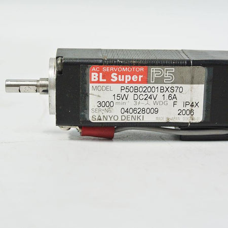 SANYO P50B02001BXS70 15W DC24V Servo Motor - Rockss Automation
