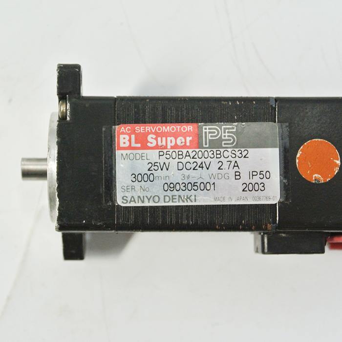 SANYO P50BA2003BCS32 25W DC24V Servo Motor - Rockss Automation