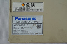 將圖片載入圖庫檢視器 Panasonic MSD023P1E AC Servo Drive Input 200V 50/60Hz - Rockss Automation