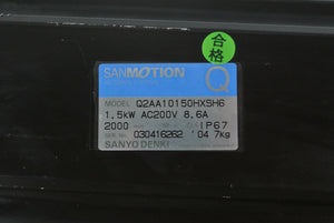 SANYO Denki Q2AA10150HXSH6 AC Servo Motor 1.5kW - Rockss Automation