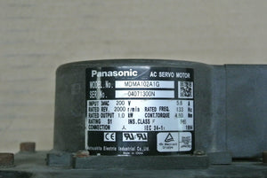 Panasonic MDMA102A1G AC Servo Motor 1.0kW - Rockss Automation