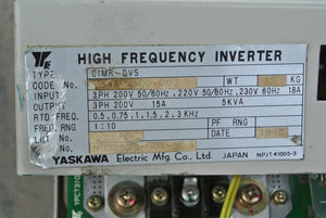YASKAWA CIMR-DVS High Frequency Inverter Input 200-230V