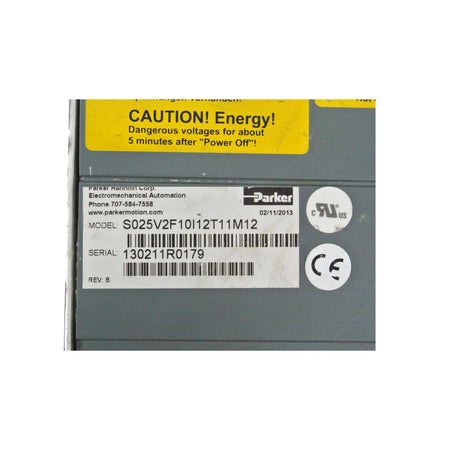 PARKER Servo Driver C3S025V2F10 I12 T11 M12 Used In Good Condition - Rockss Automation