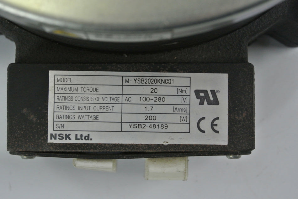 NSK M-YSB2020KN001 Servo Motor 200W - Rockss Automation