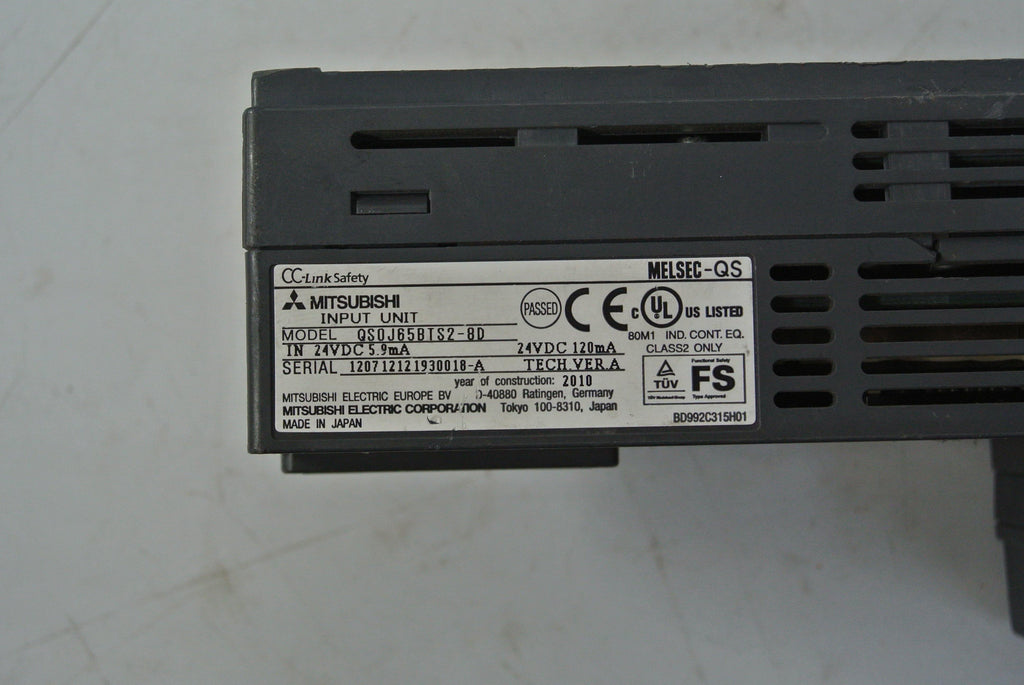 Mitsubishi QS0J65BTS2-8D PLC Input Unit 24VDC - Rockss Automation