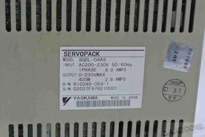 YASKAWA SGDL-04AS Servo Drive Input AC200-230V - Rockss Automation