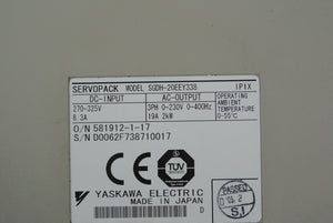 YASKAWA SGDH-20EEY338 DC Servo Drive Input 270-325V - Rockss Automation