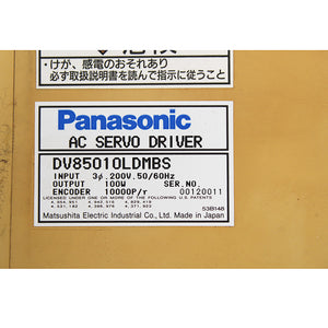 Panasonic DV85010LDMBS Servo Drive