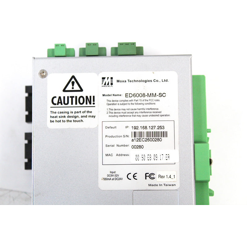 MOXA ED6008-MM-SC Industrial Switch - Rockss Automation