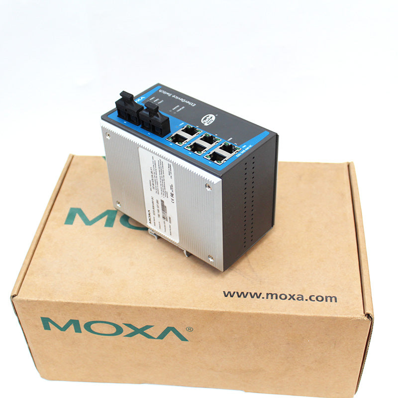 MOXA EDS-508-SS-SC（40KM）EDS-508-MM-SC Exchange Board