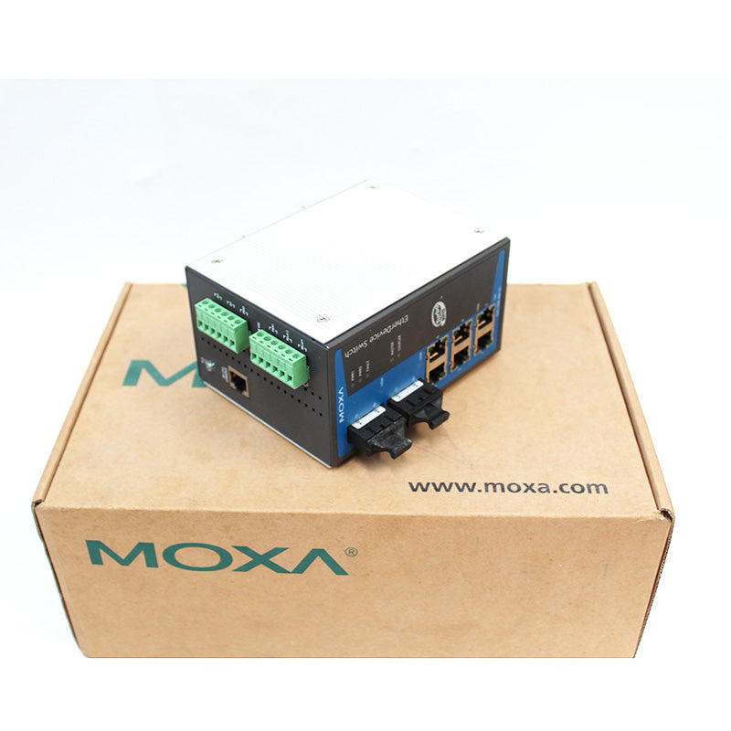 MOXA EDS-508-SS-SC（40KM）EDS-508-MM-SC Exchange Board