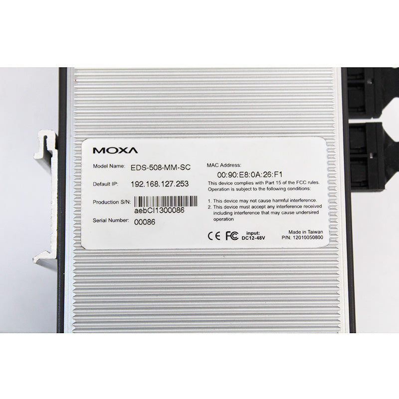 MOXA EDS-508-SS-SC（40KM）EDS-508-MM-SC Exchange Board