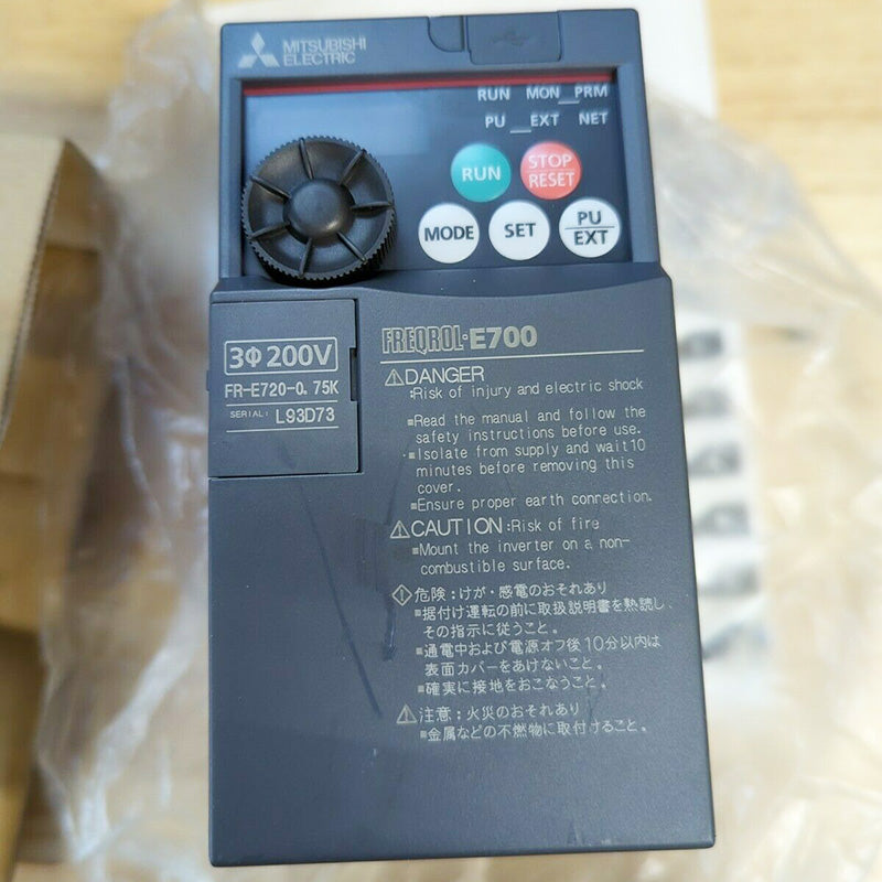 Mitsubishi FR-E720-0.75K Frequency Converter - Rockss Automation