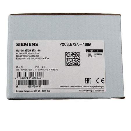 New Original Siemens Intelligent Controller PXC3.E72A-100A - Rockss Automation