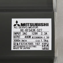 將圖片載入圖庫檢視器 Mitsubishi HC-KFS43K-S27 Servo Motor