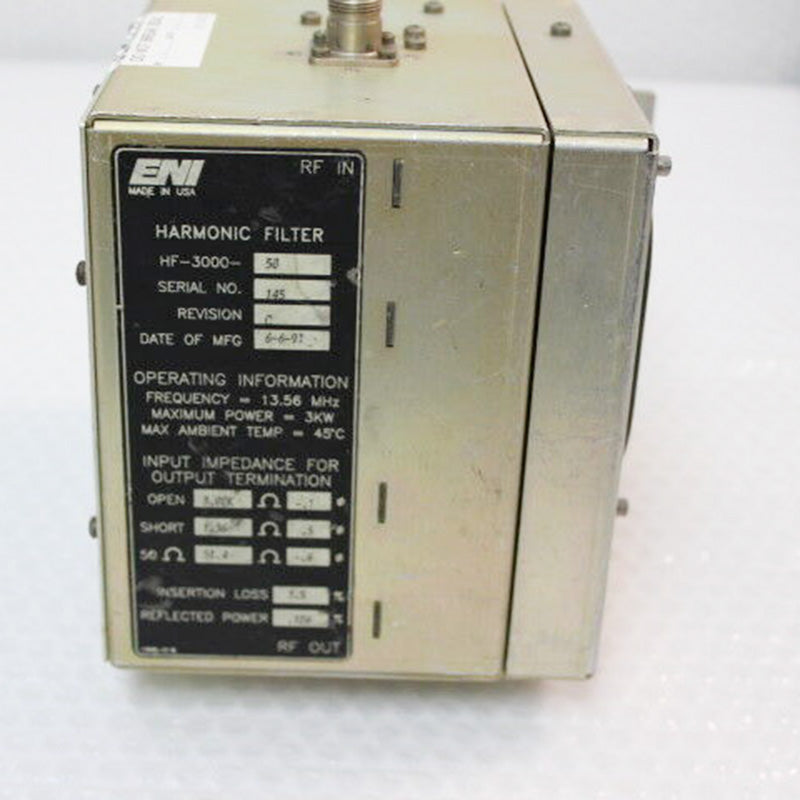 EIN HF-3000-50半導體濾波器