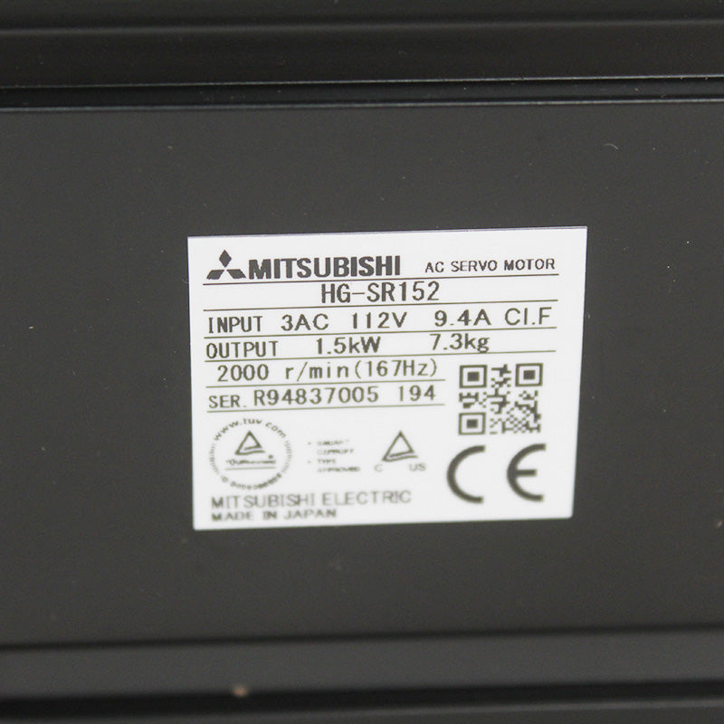 Mitsubishi HG-SR152 Servo Motor - Rockss Automation