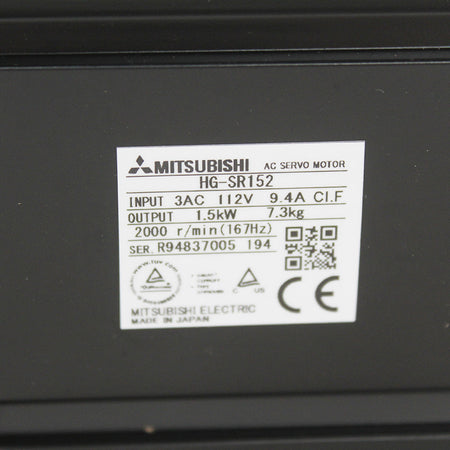 Mitsubishi HG-SR152 Servo Motor - Rockss Automation