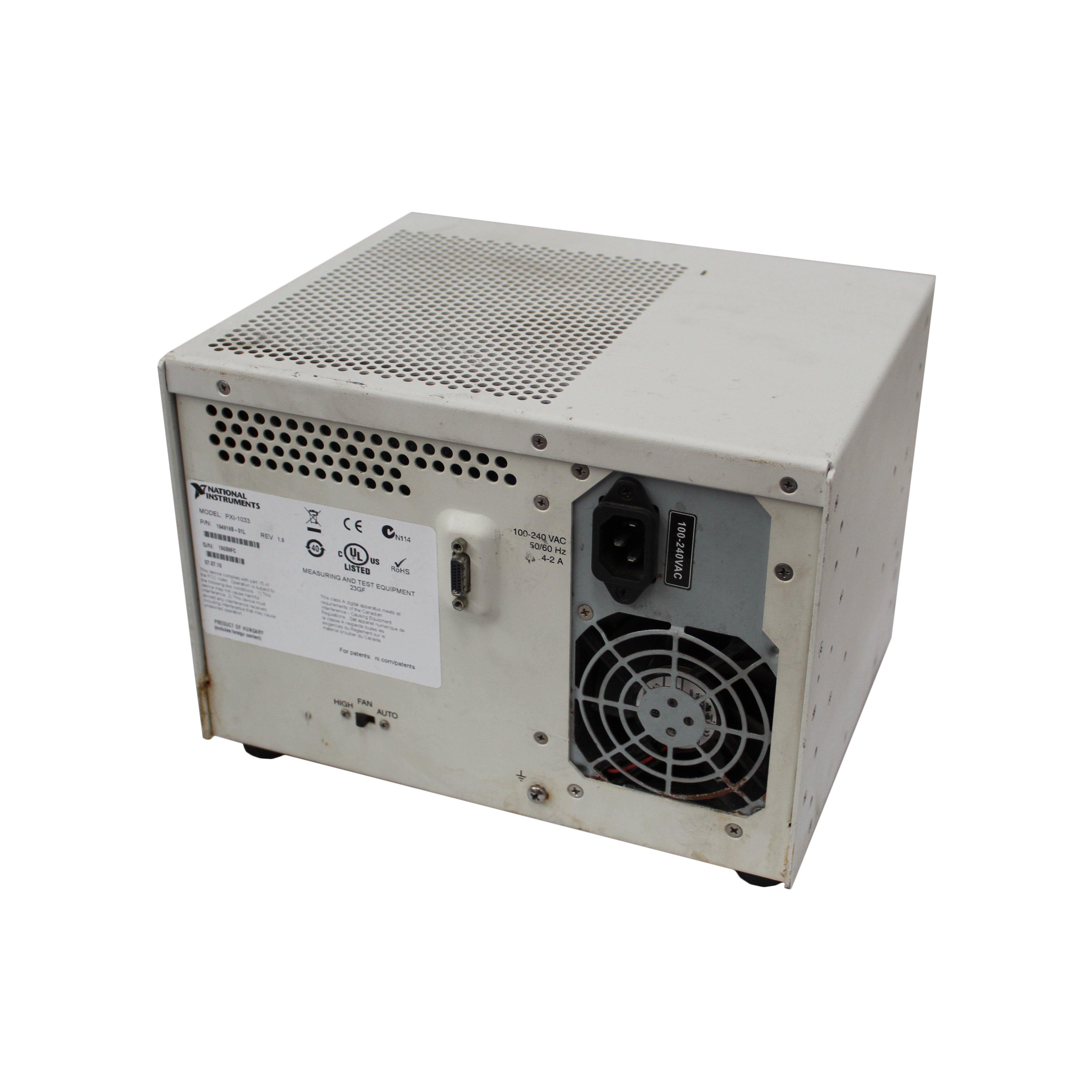 NEC Controller chassis PXI-1033 194918B-01L REV 1.3 Used In Good Condition - Rockss Automation